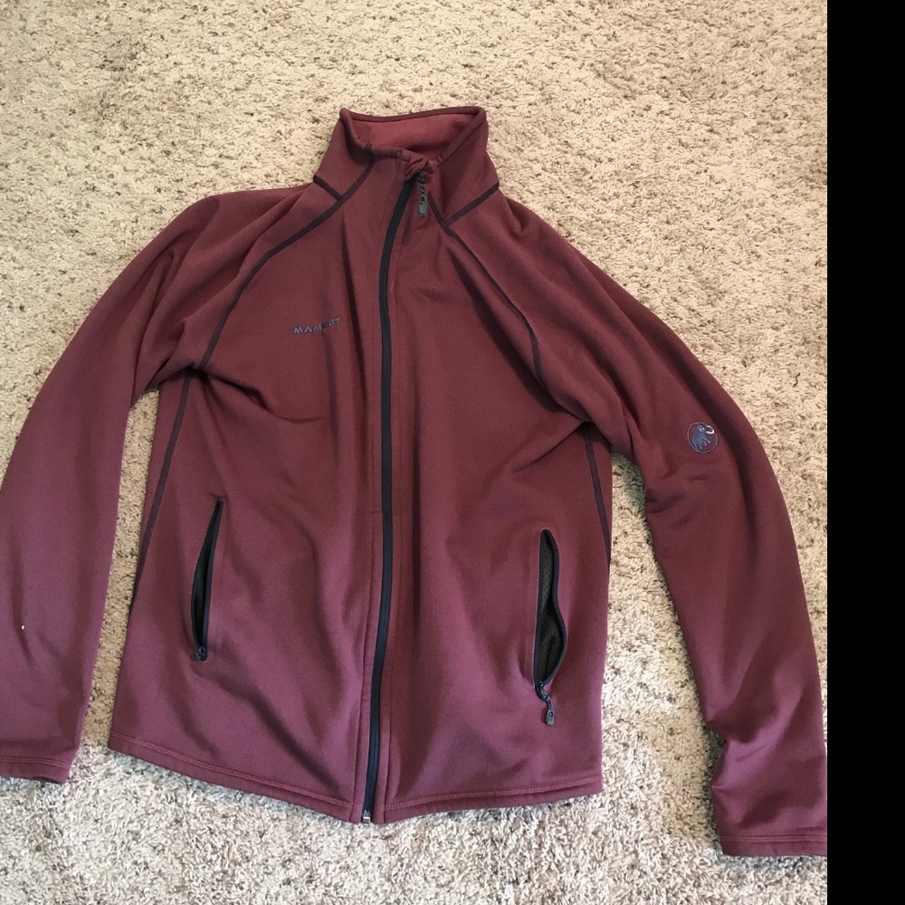 Mammut Maroon Fleece Sweater